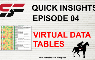 Episode 04 - Quick Insights Horse Racing Virtual Data Tables