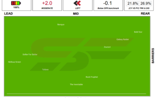 Flemington Race 4 12th September 2020 Speed Map